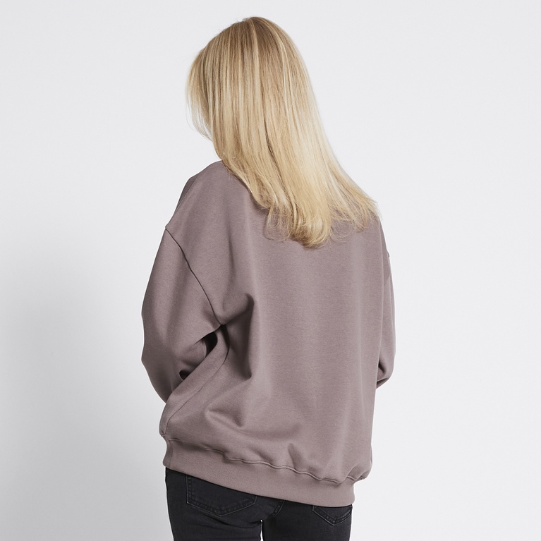 Sweatshirt "New Crew"  Light Brown